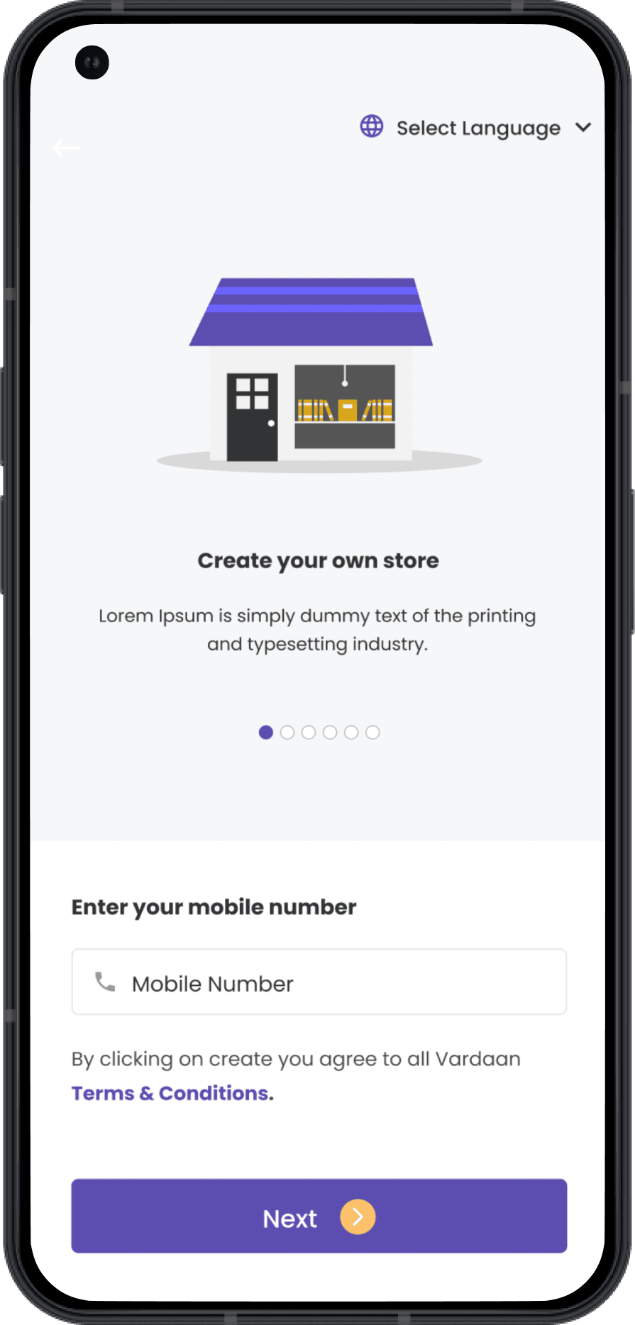 Design of business management app
