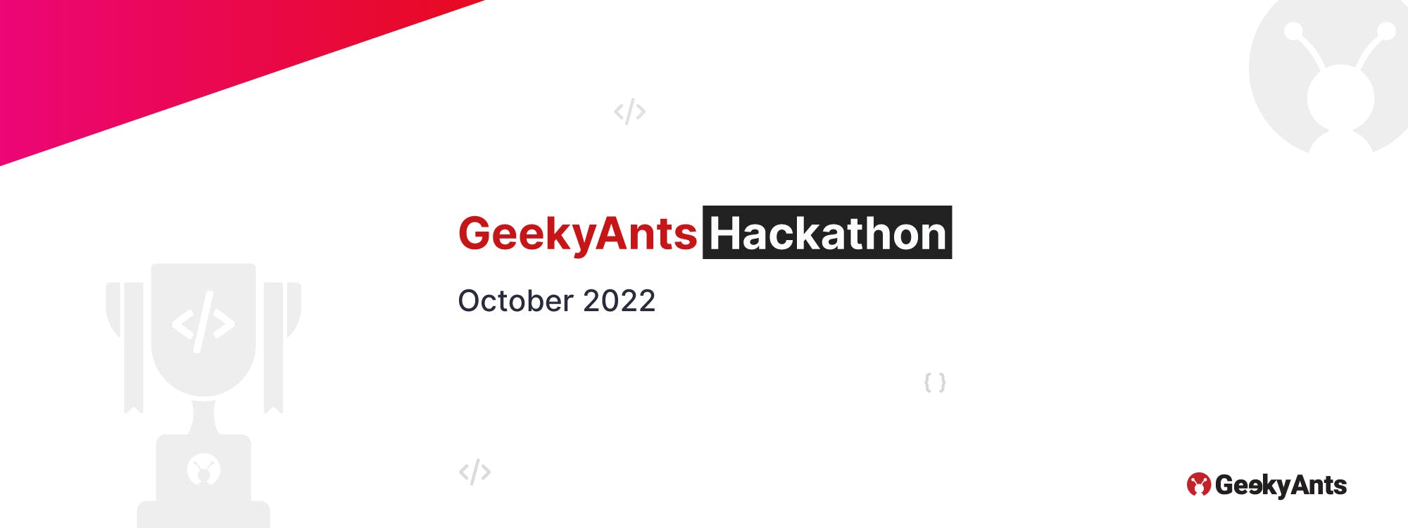 GeekyAnts Hackathon