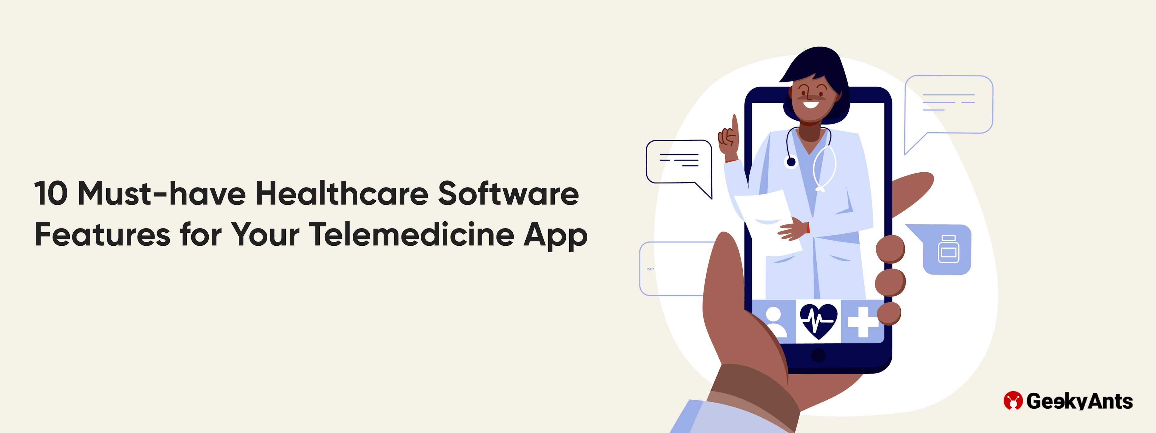 10 Must-have Healthcare Software Features for Your Telemedicine App