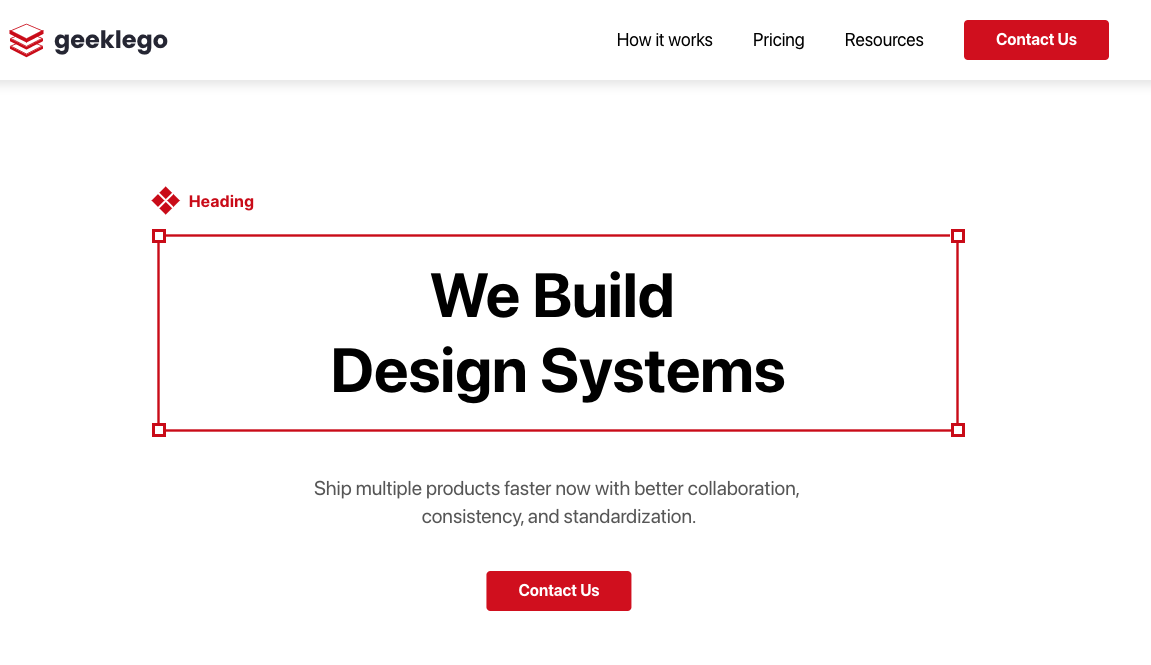 GeekLego -Build Design systems