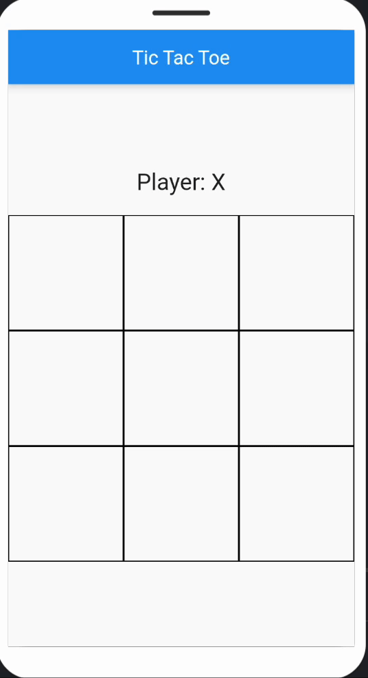 building tic-tac-toe game in Flutter using Chatgpt