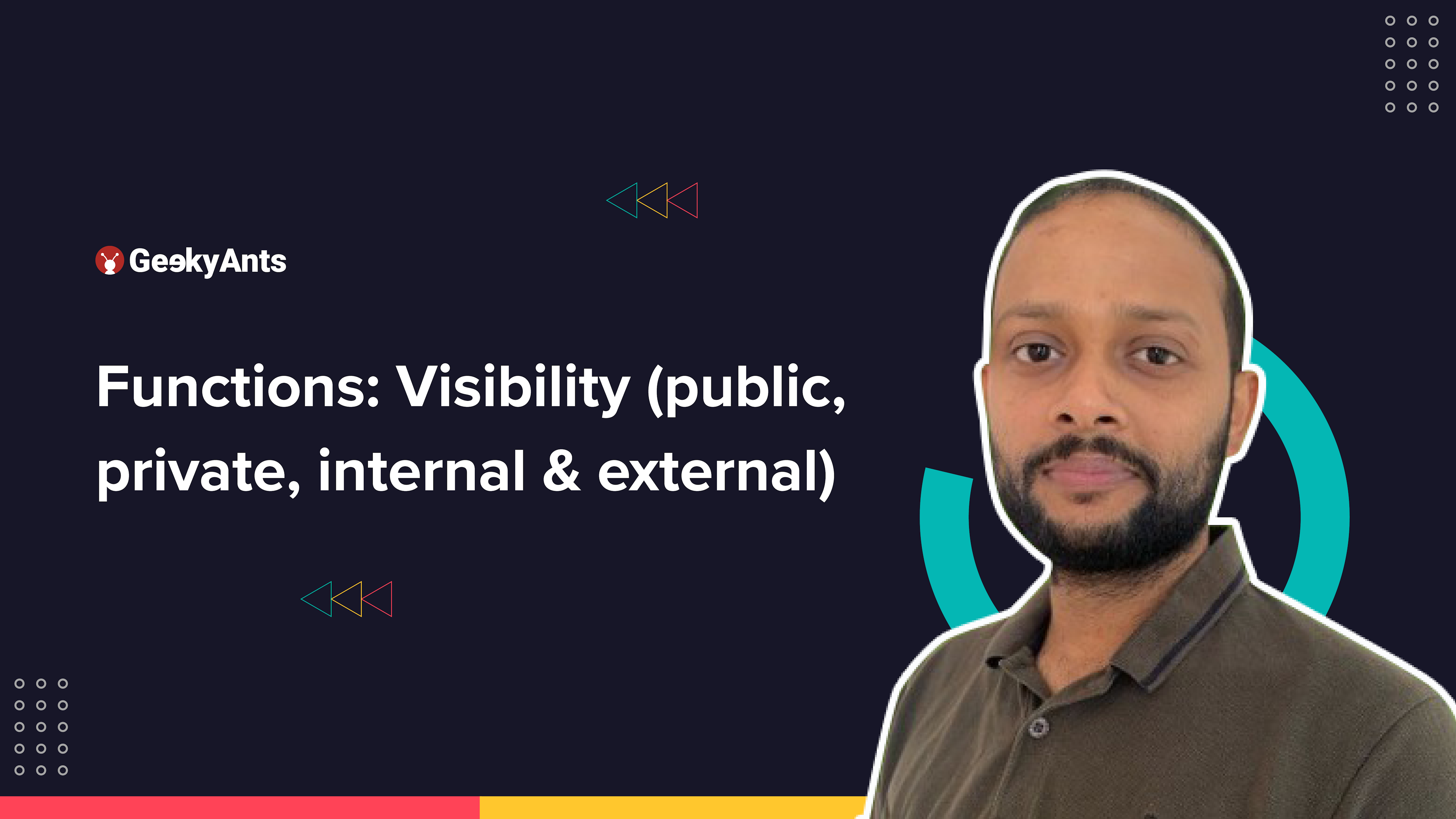 Functions: Visibility (public, private, internal & external)