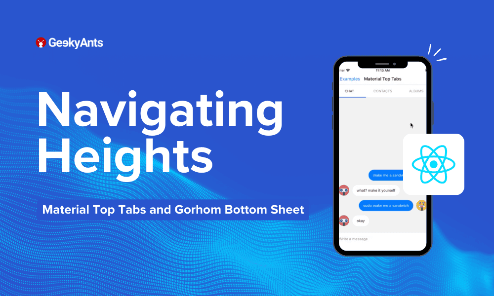 Navigating Heights: Material Top Tabs and Gorhom Bottom Sheet with React Navigation