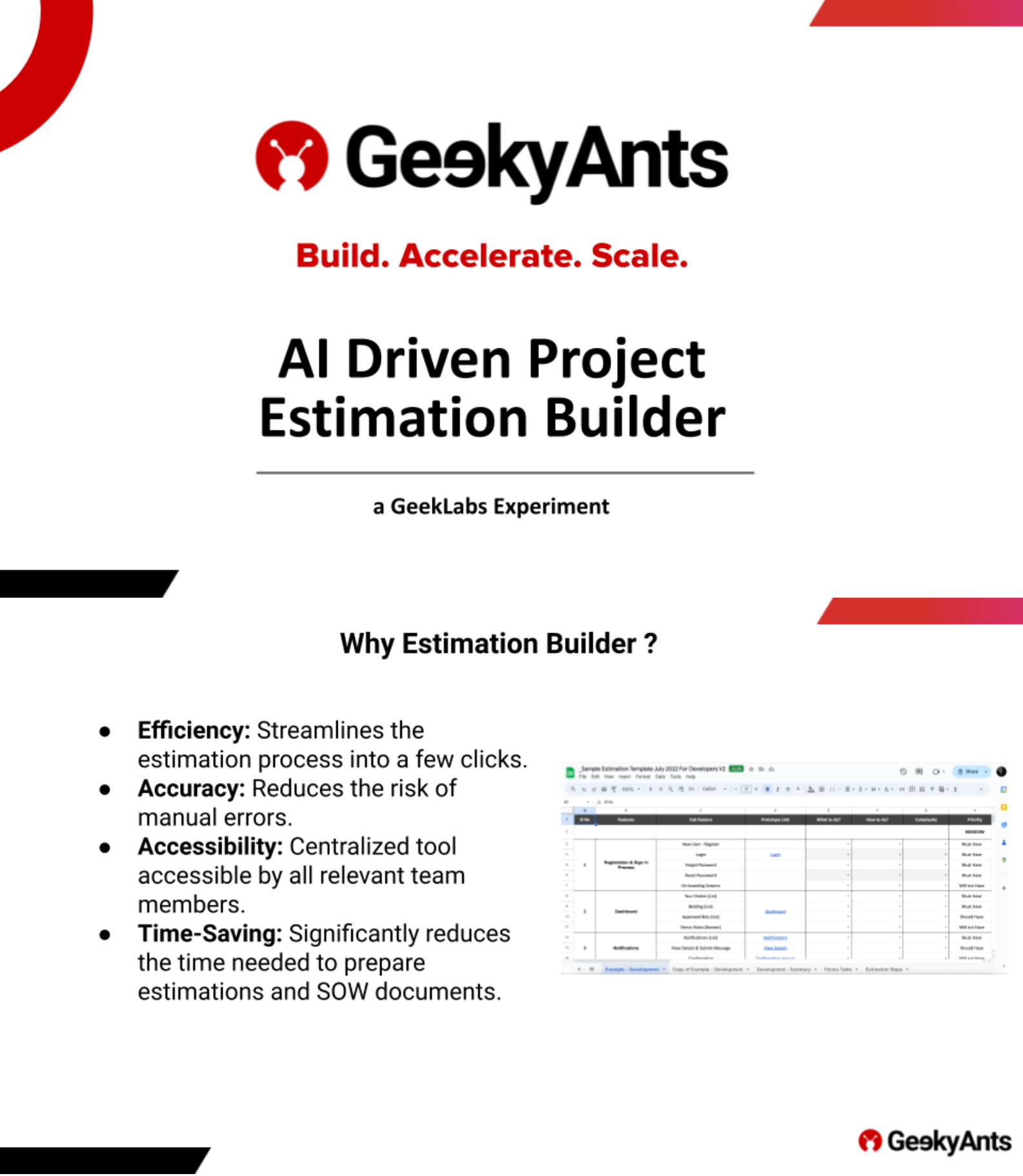 About our estimation builder 
