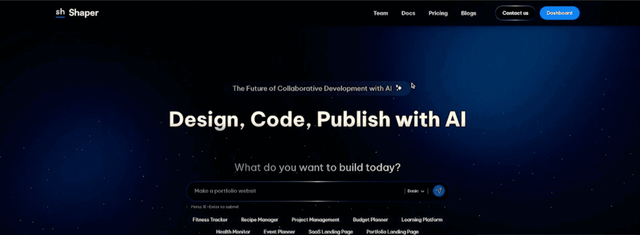 Shaper: AI code generation tool