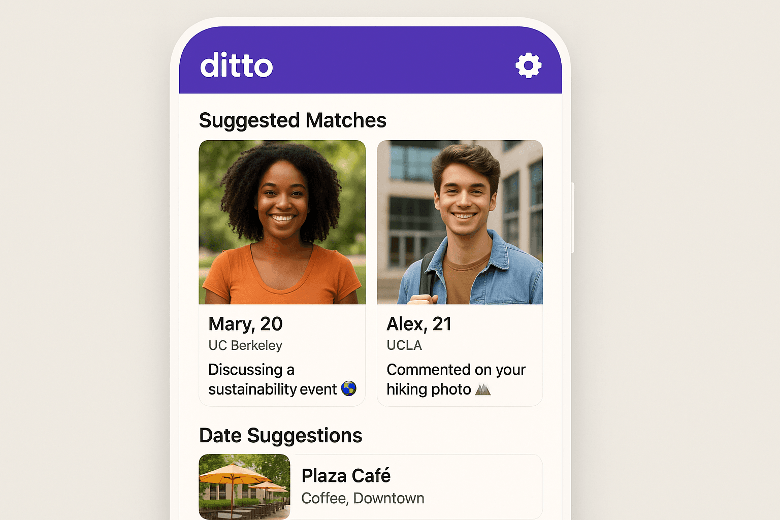 Ditto – AI-First Dating for Students