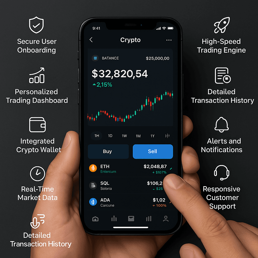 Key Features of a Crypto Trading App