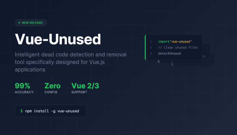Dead Code Detection Tool Vue Unused