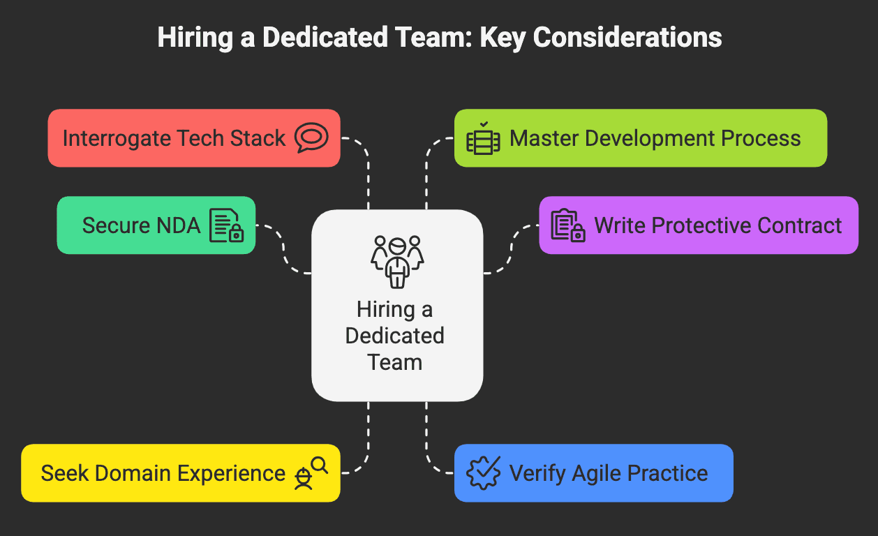 Core Key Considerations Before Hiring a Dedicated Team
