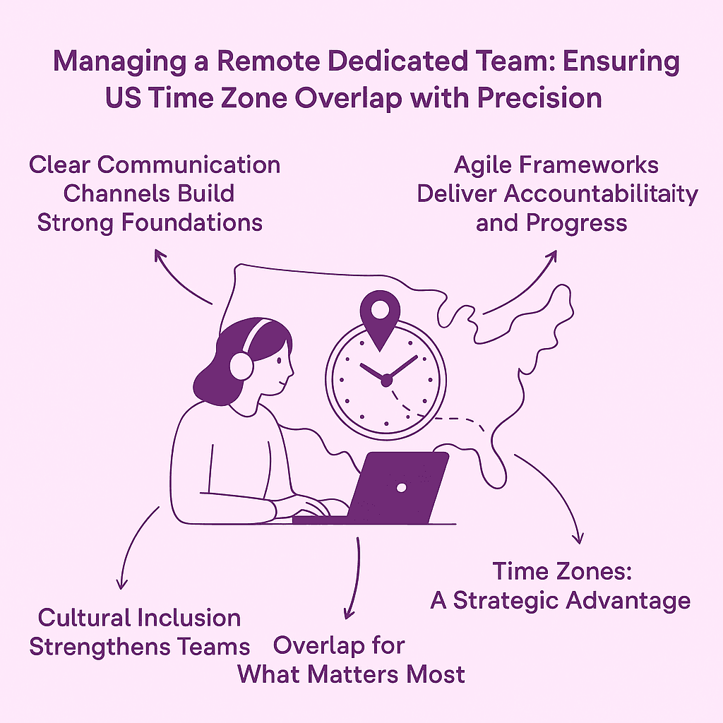 Managing a Remote Dedicated Team: Ensuring US Time Zone Overlap with Precision