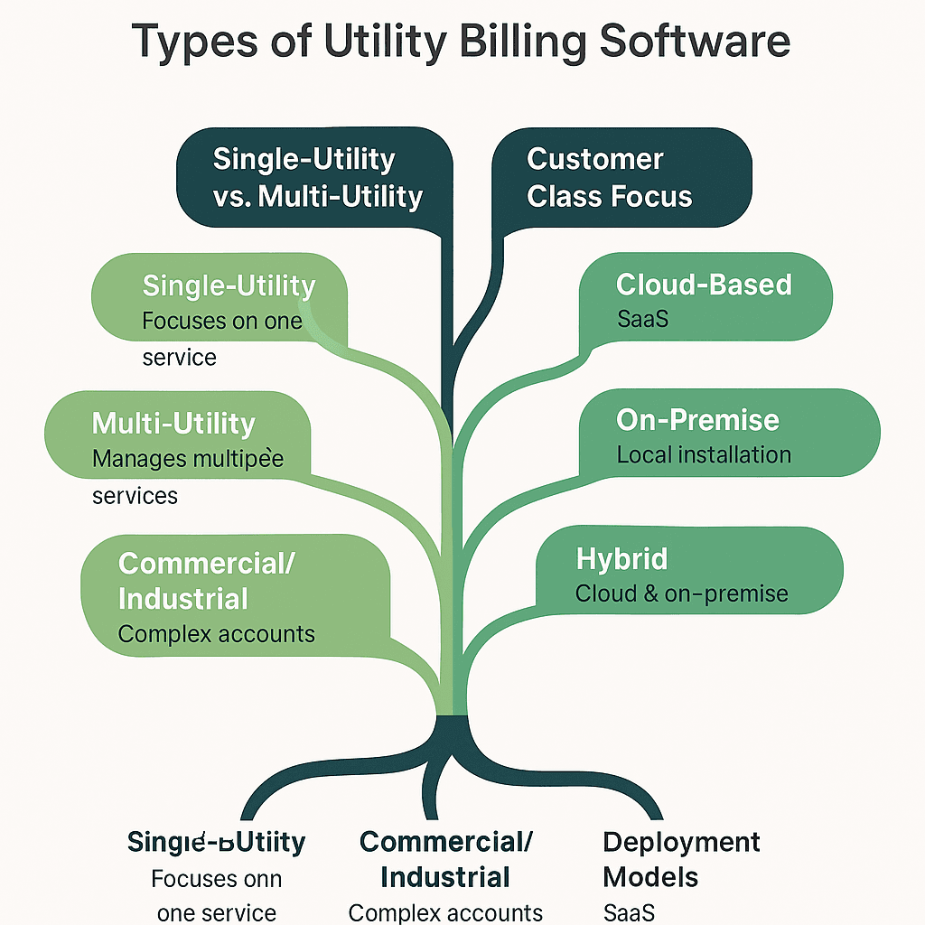 Types of Utility Billing Software