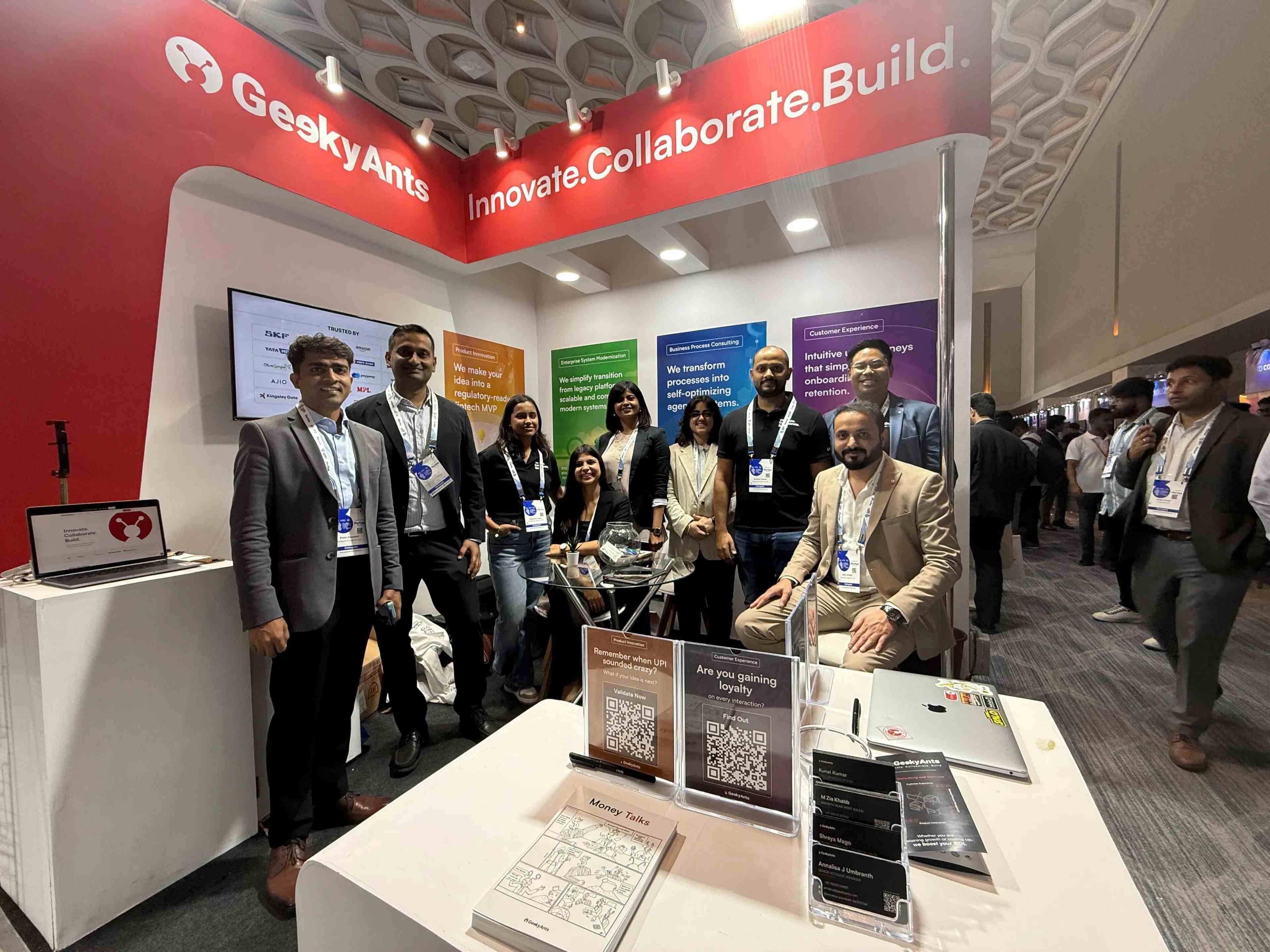 GeekyAnts' team at Global Fintech Fest 2025