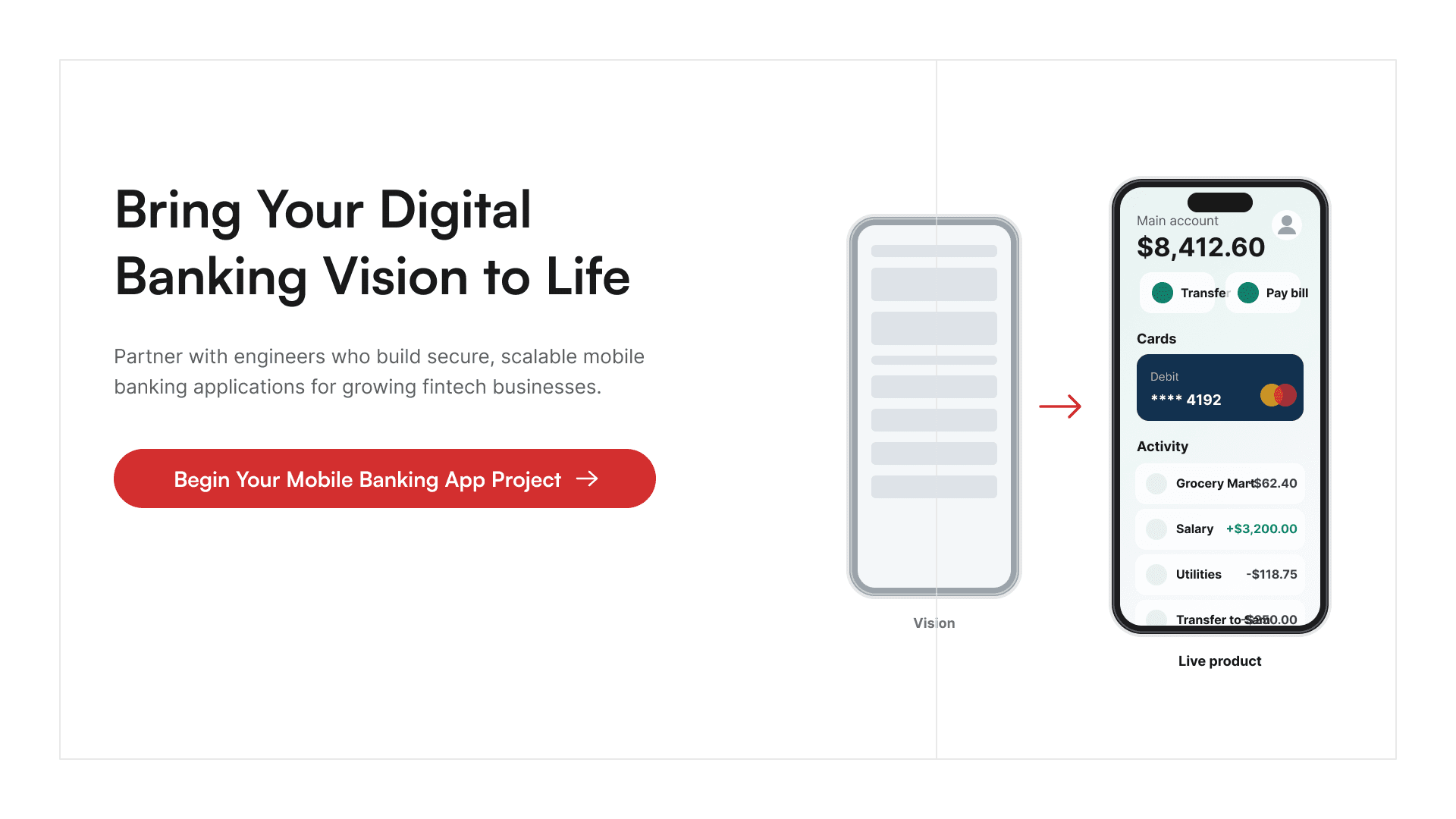 Partner with GeekyAnts to develop secure and scalable digital banking applications