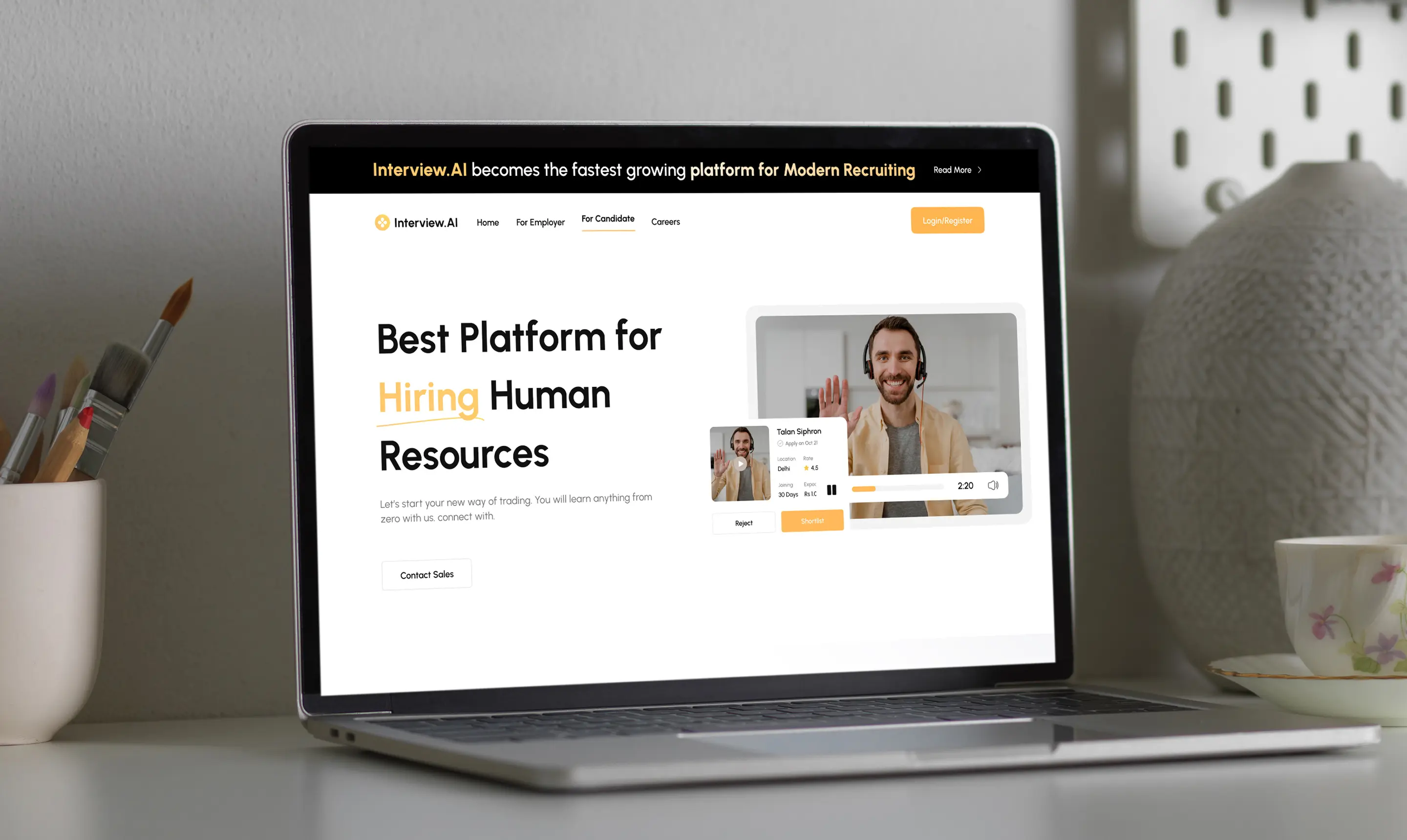 AI-Powered Interview System for Unojobs: Automating Voice-Based Candidate Screening