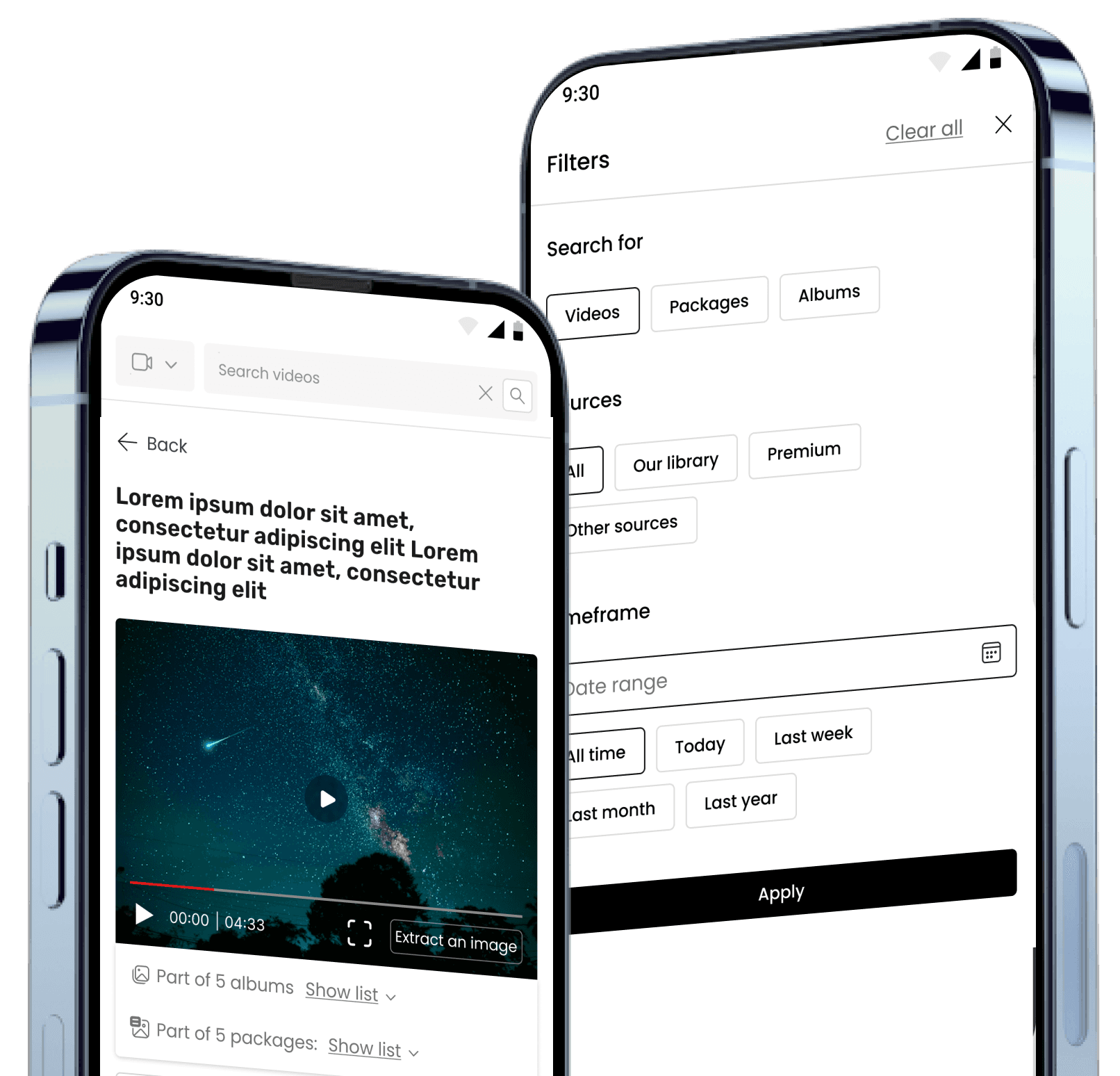 Editorial videos platform for media & entertainment development services