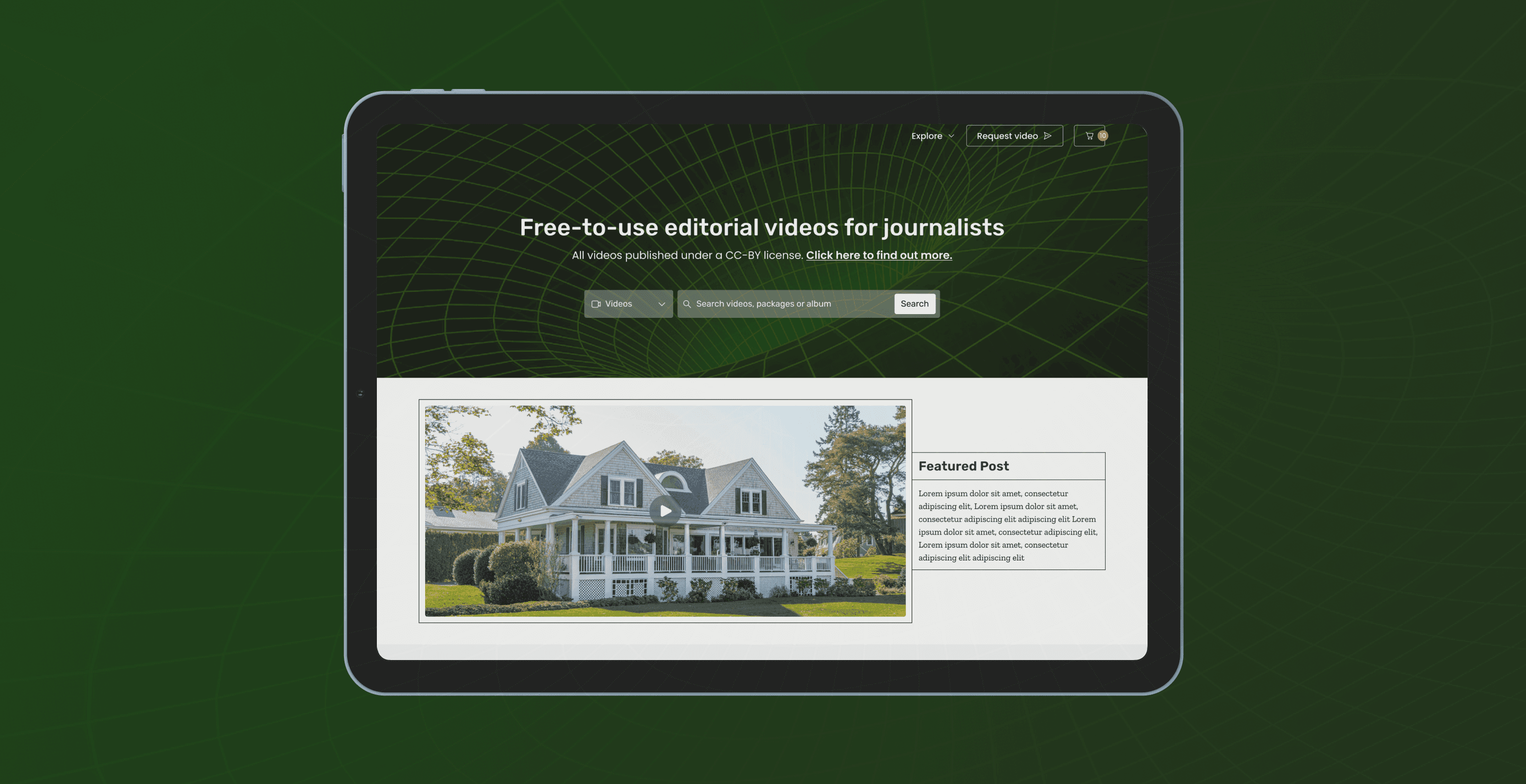 Modern Video Platform for Journalism
