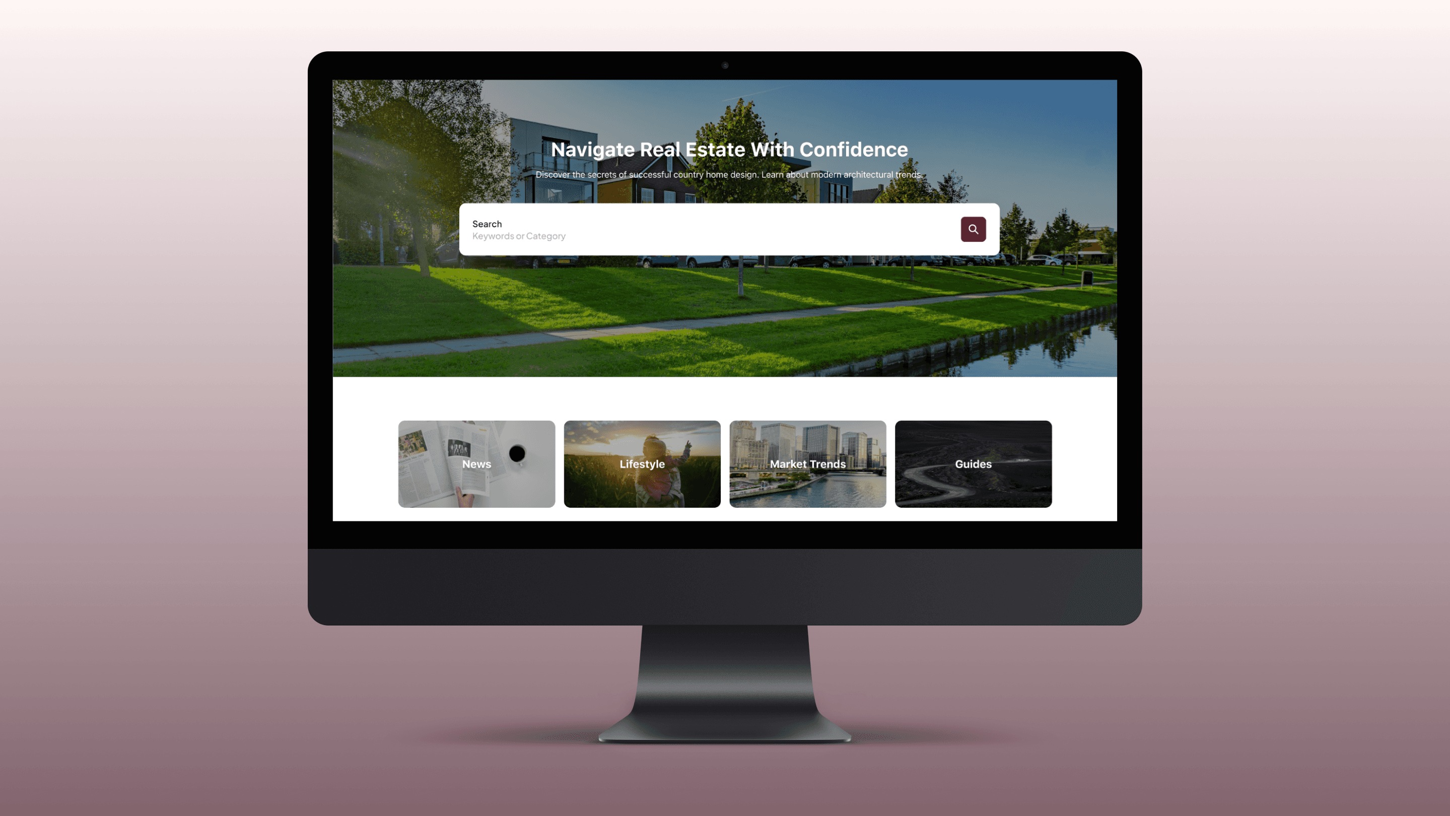 Kubernetes MVP Architecture with K3s powering scalable real estate web app interface