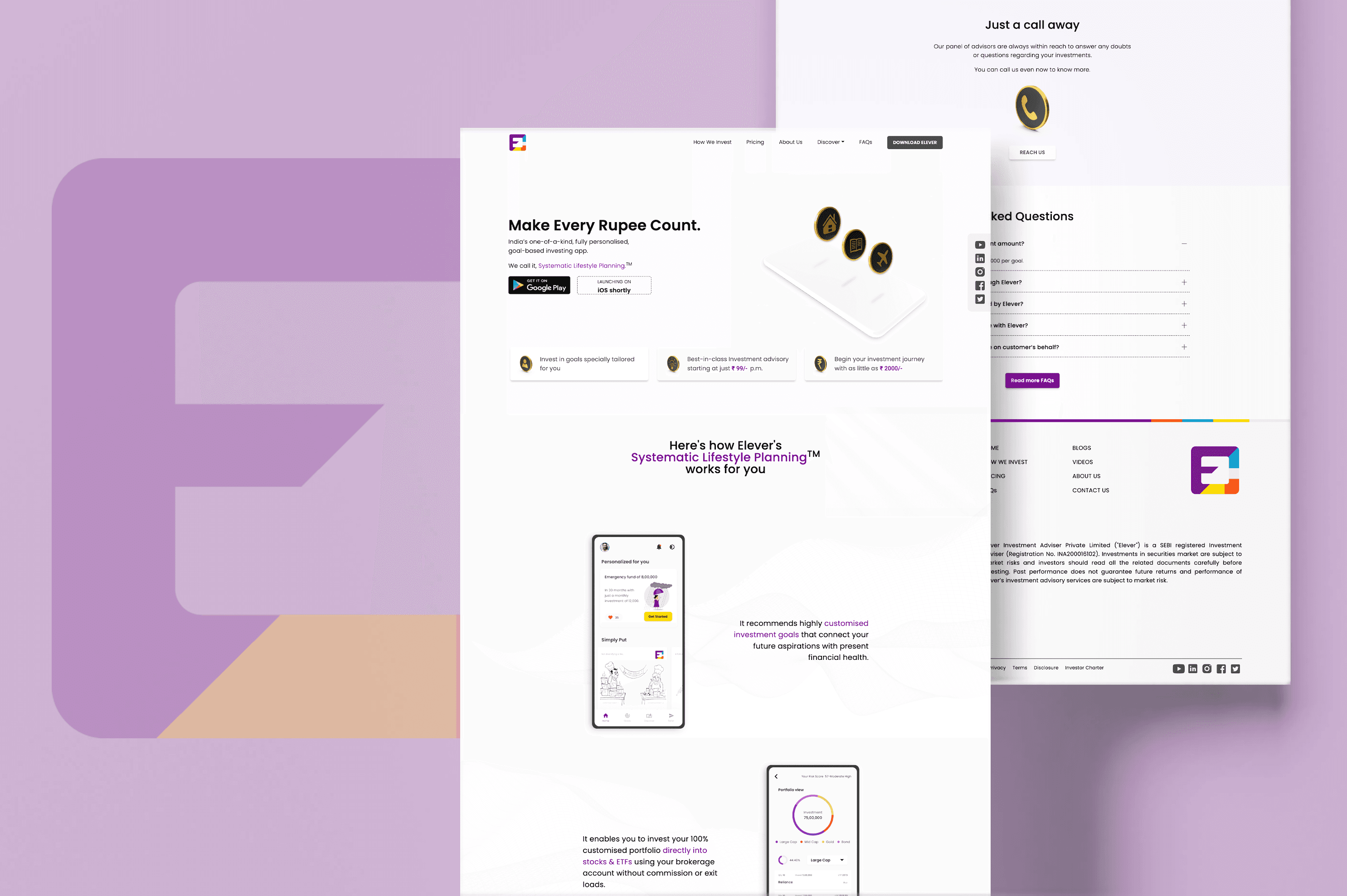 Web app for a Custiv