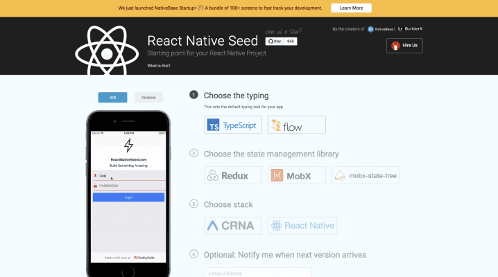 React Native Seed