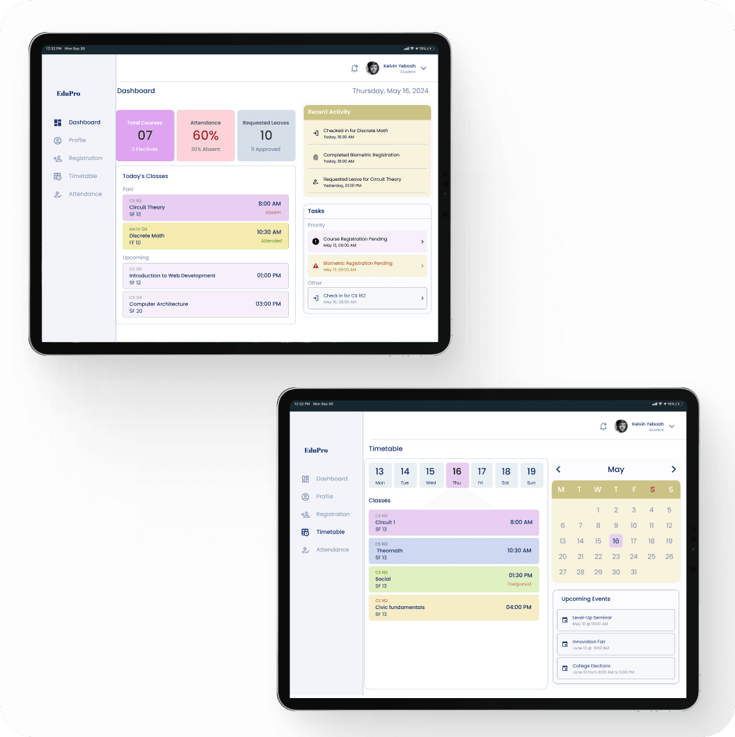 Teacher Dashboard Development Services