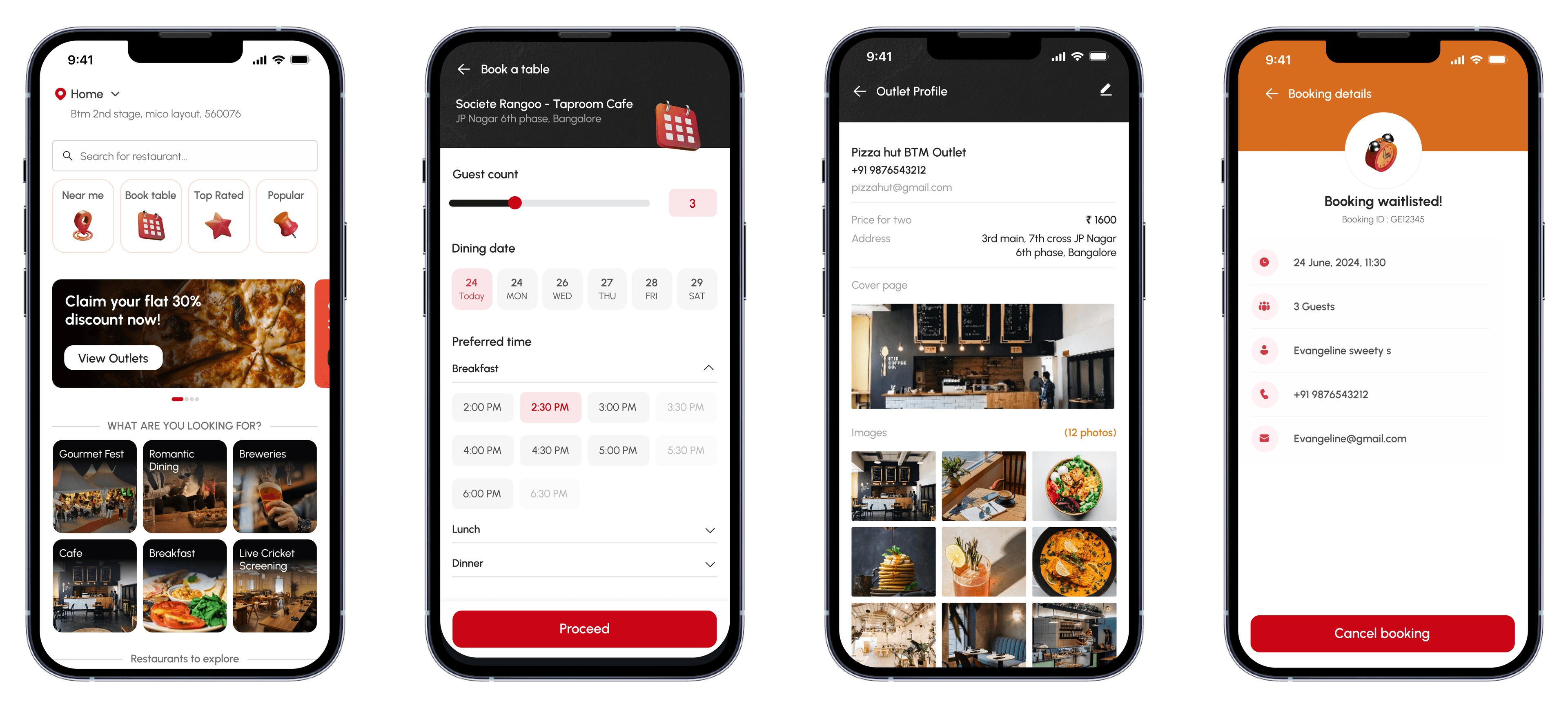 GeekDine: Restaurant Booking and Reservation App that Can be Customized According to Your Business