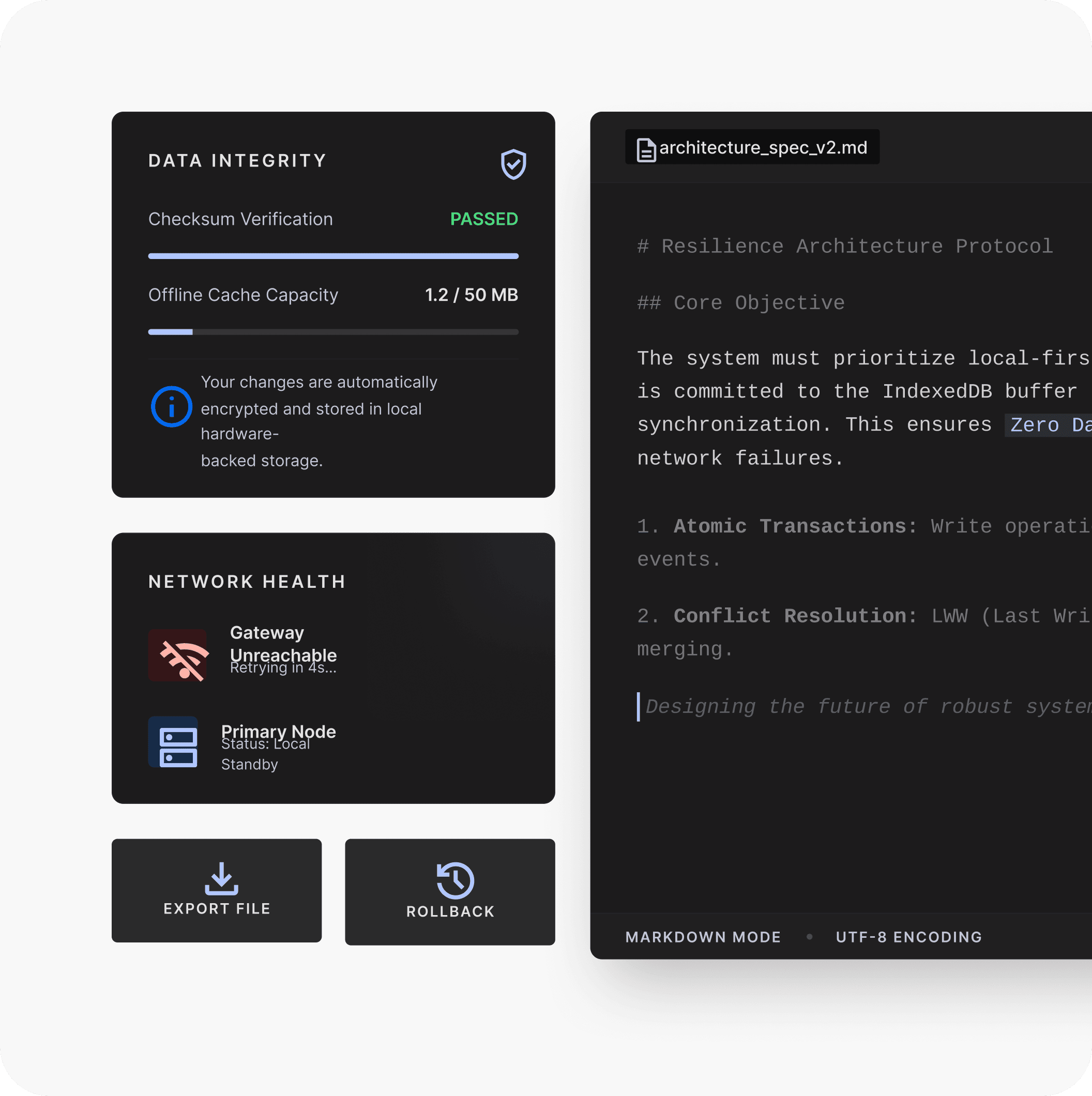 Resilience by Design