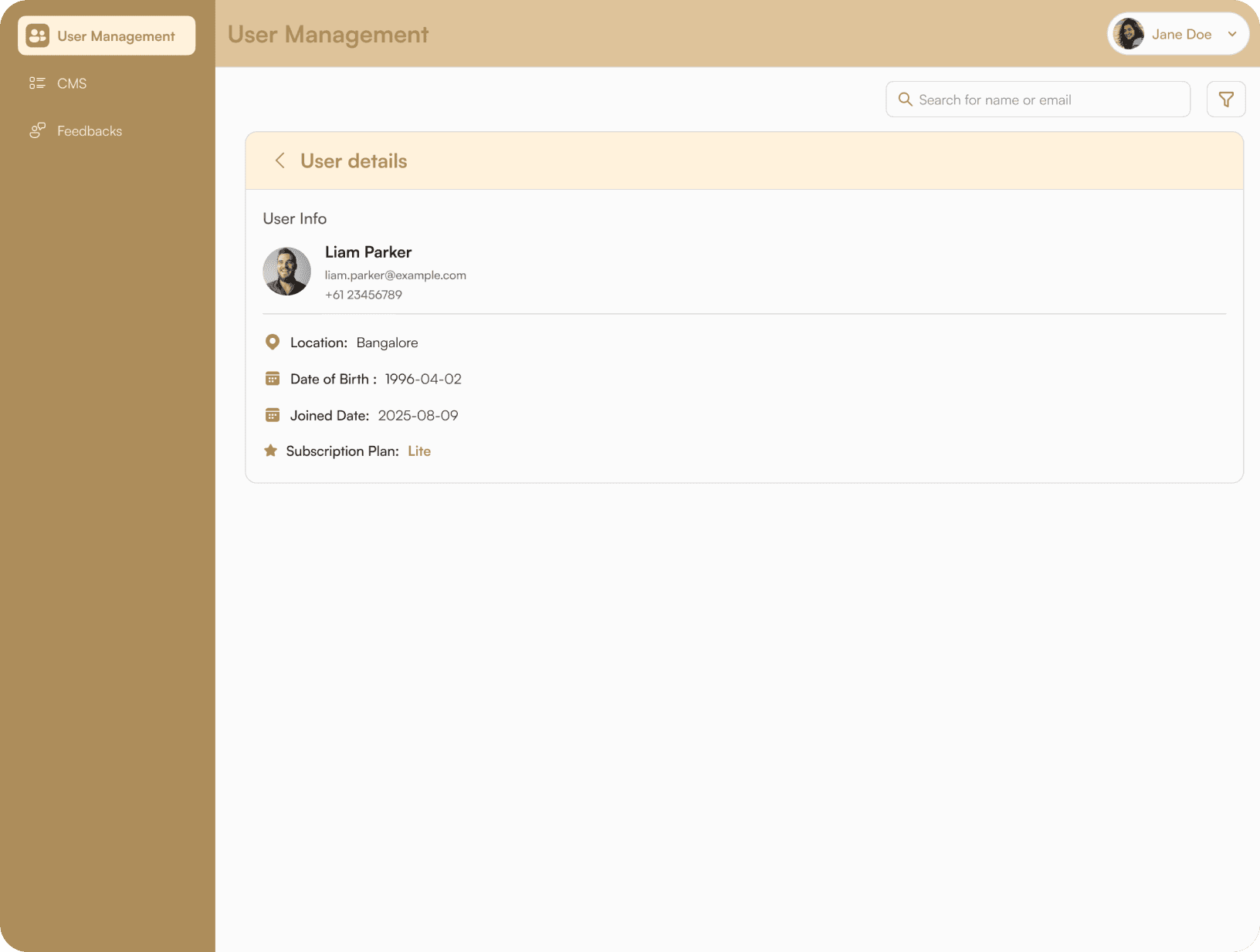 TiffynAI Product Screen 2