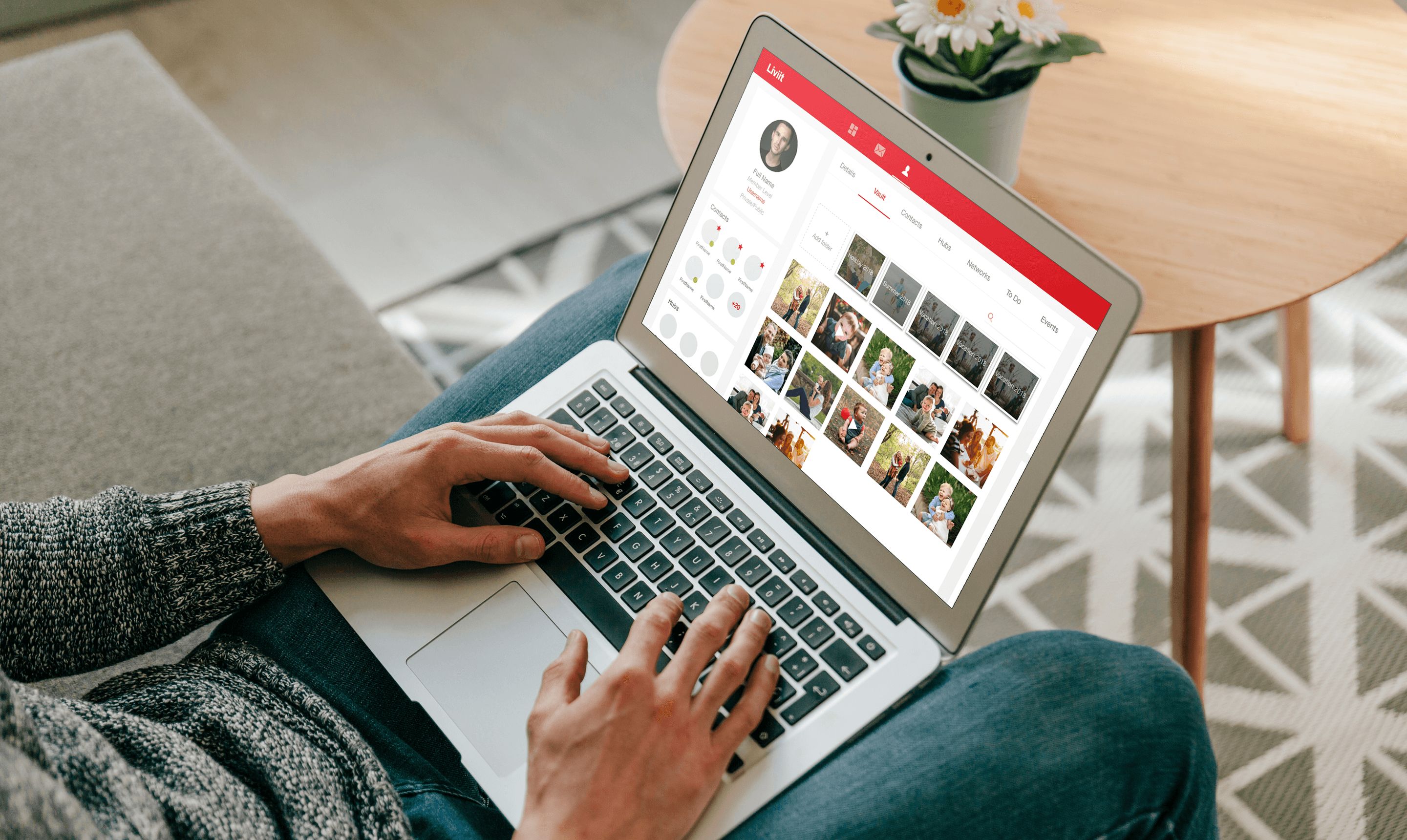 Web app for a Custiv