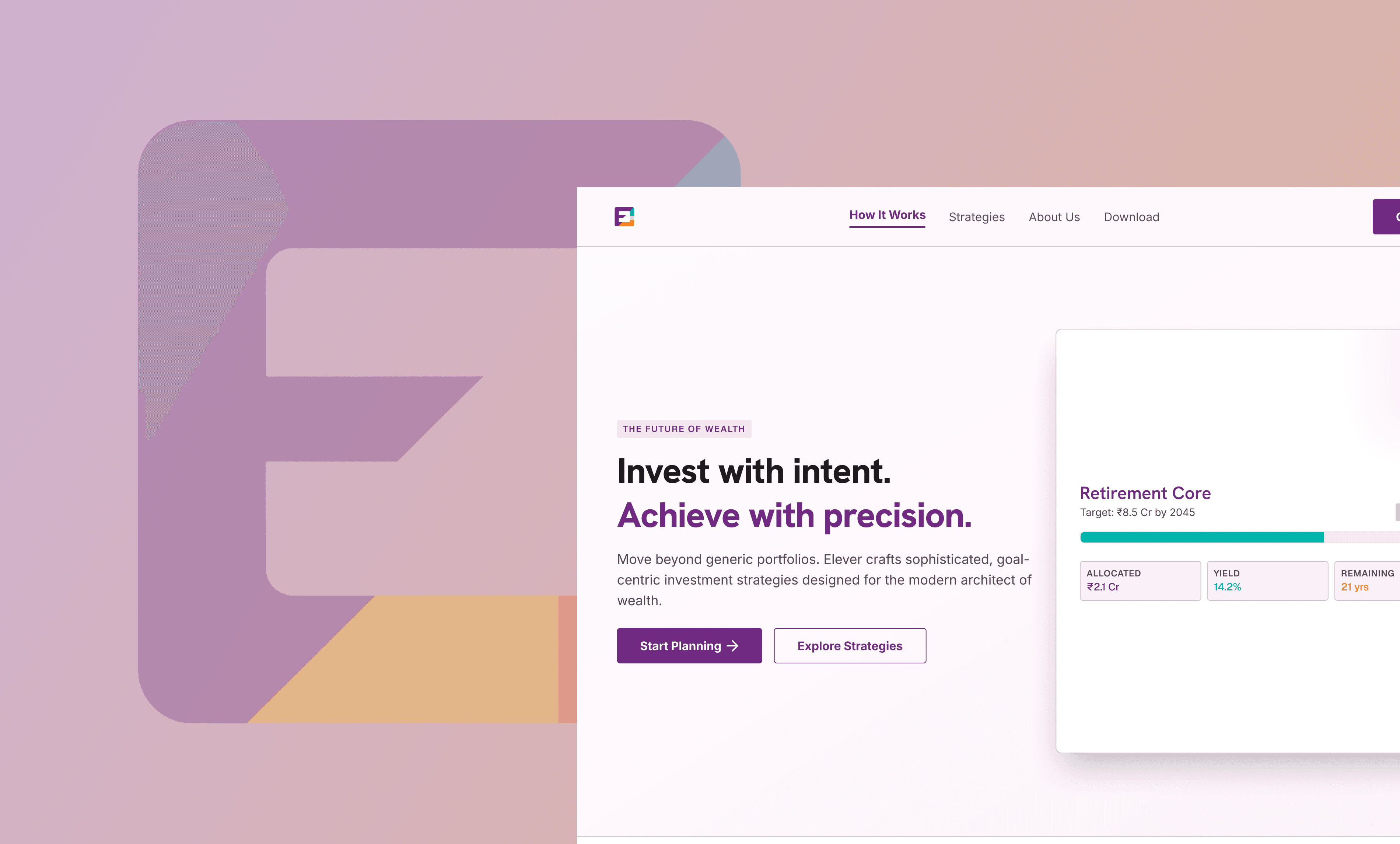 Goal-Based Investment Platform For Elever