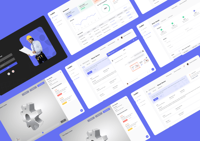 Web app for a Custiv