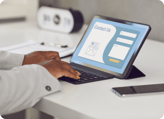 Contact page