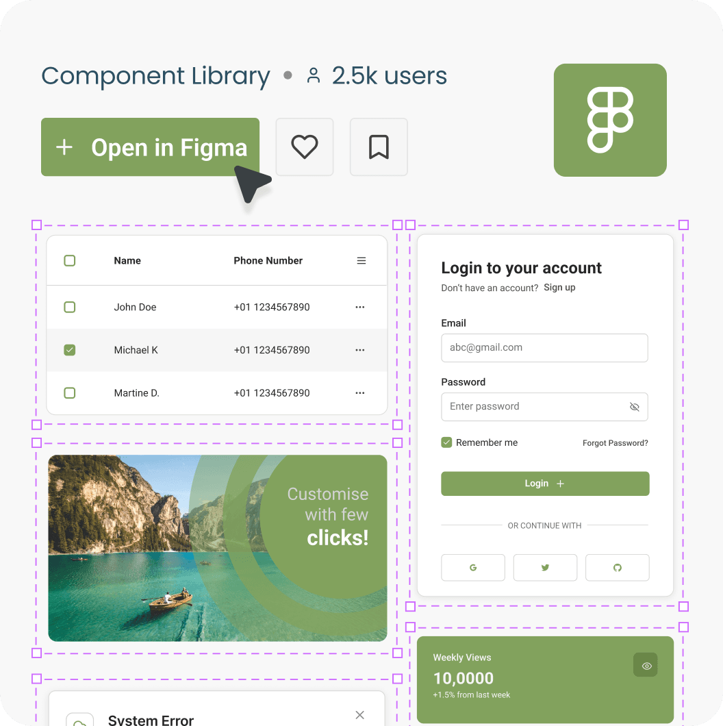Figma-Based Component Library