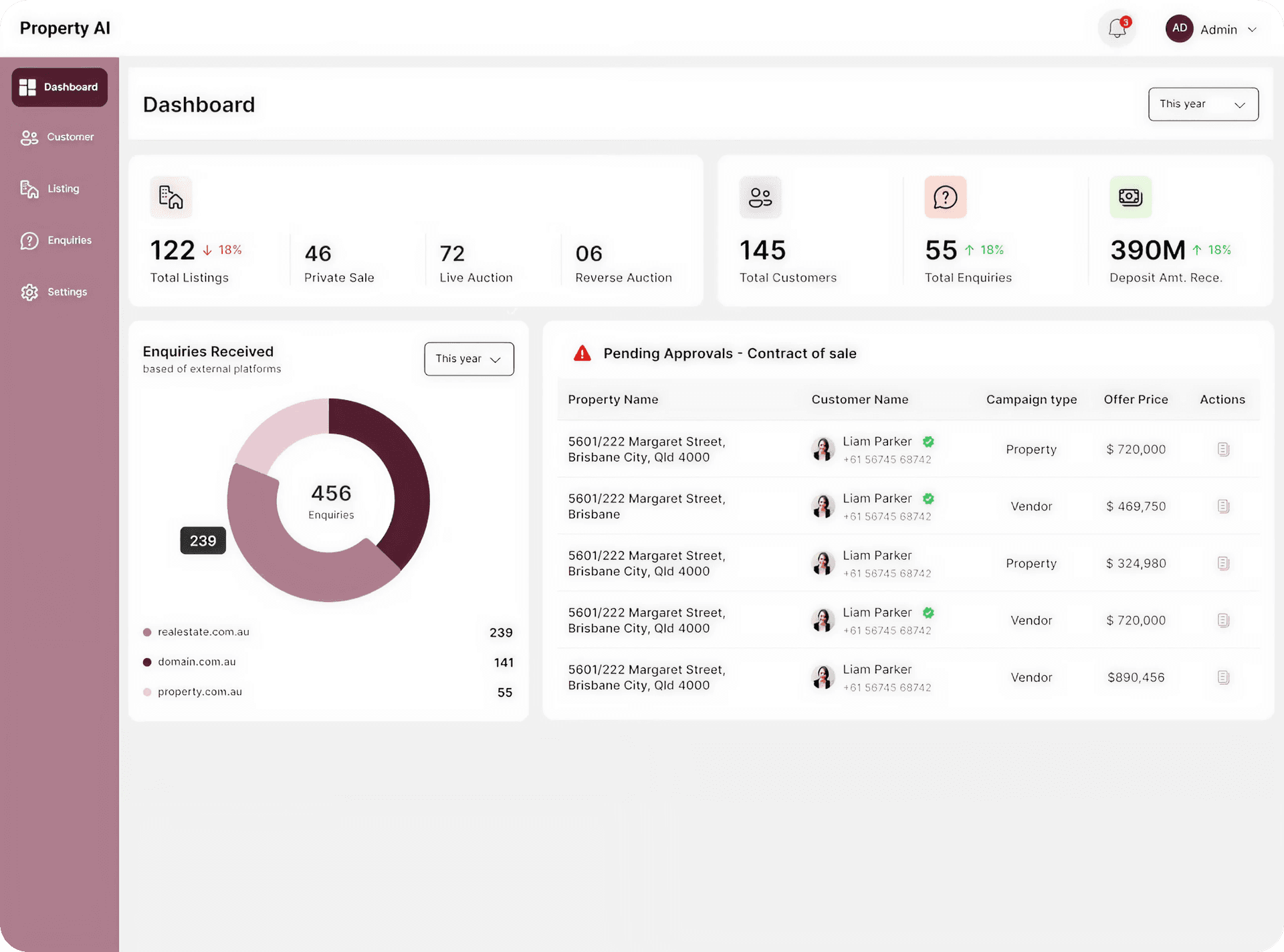 Property AI Product Screen 1