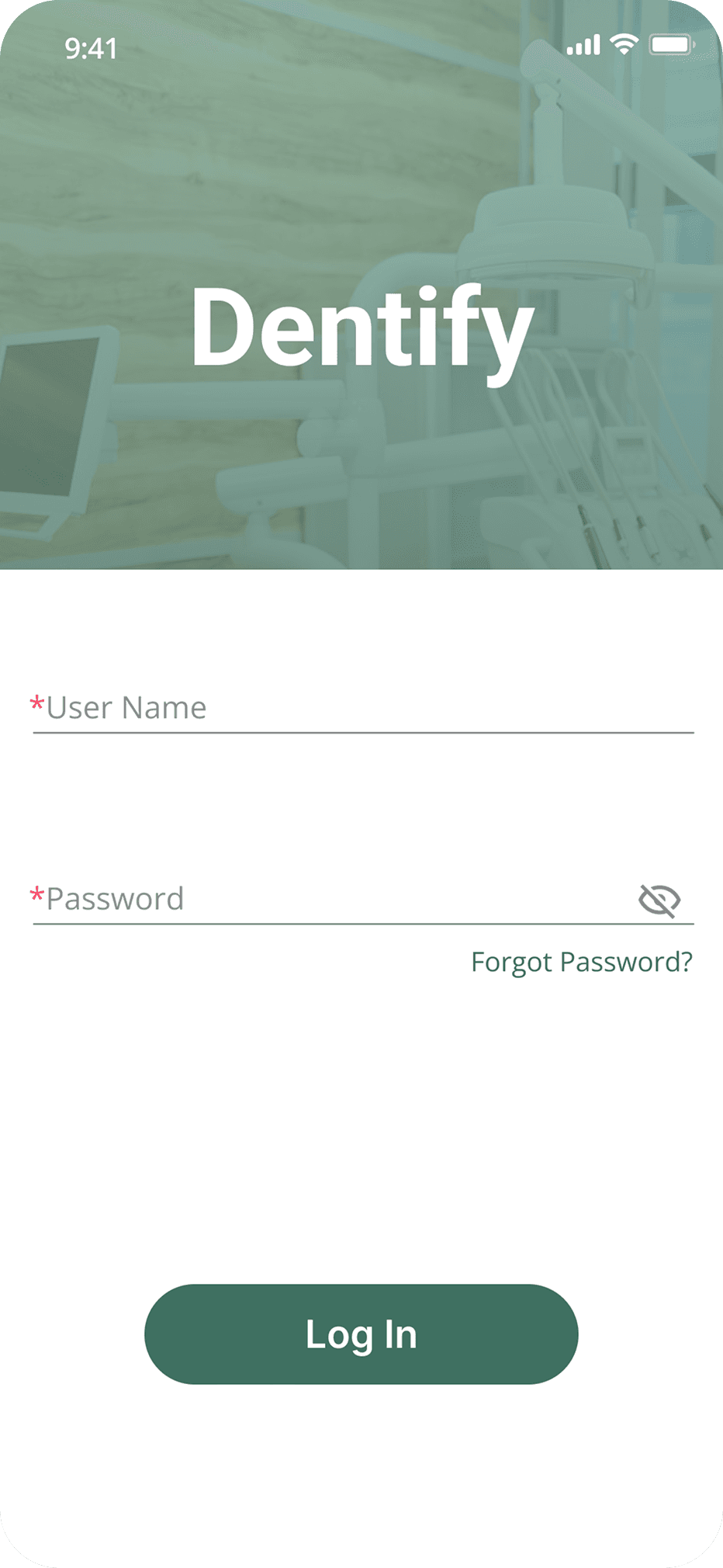 Dentify Product Screen 1