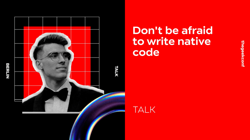 Don't Be Afraid To Write Native Code