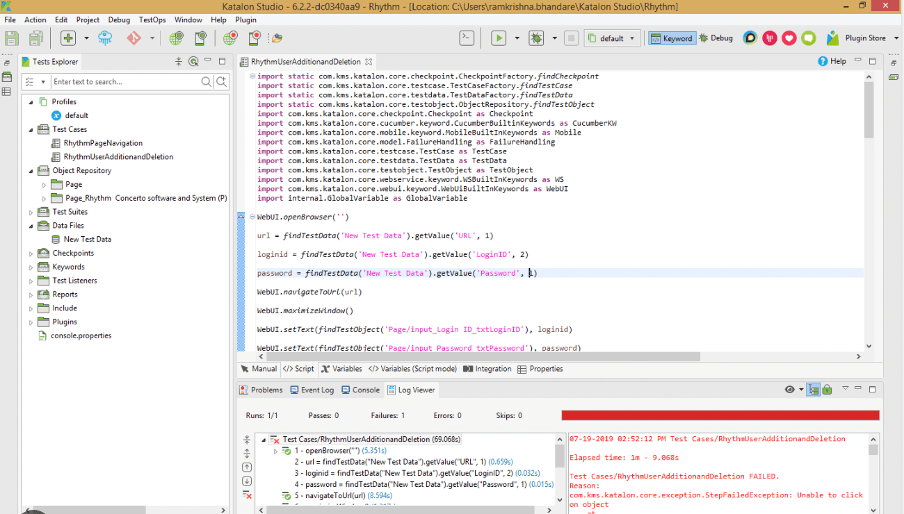 Script mode