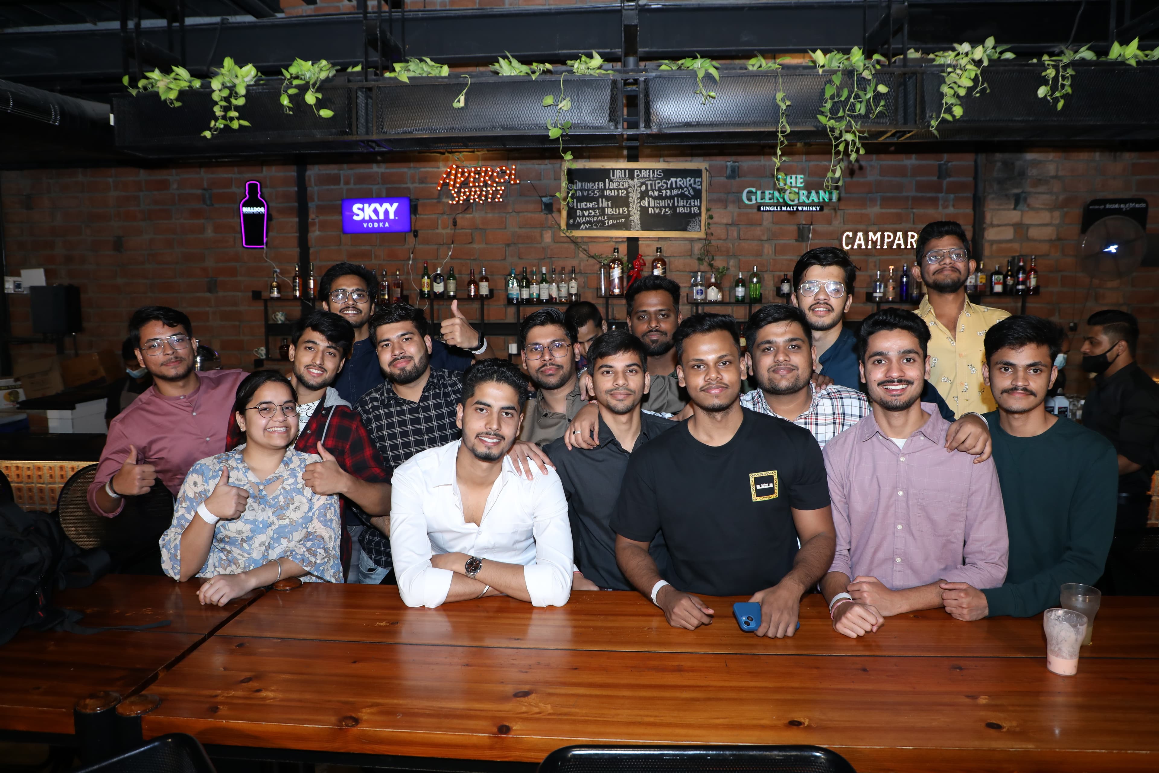 A happy picture of our interns after the induction