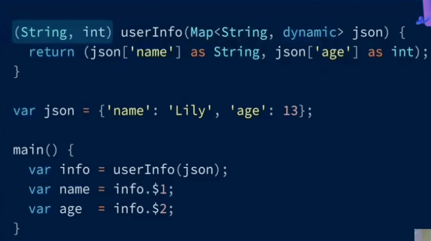 Creating a class userInfo where we can keep our type - record result