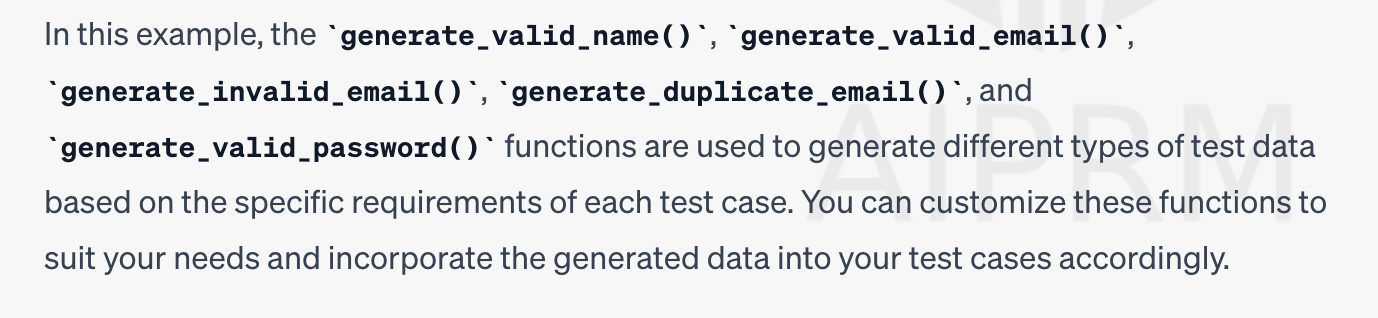 ChatGPT explains the code and provides additional information