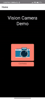 React Native vision camera