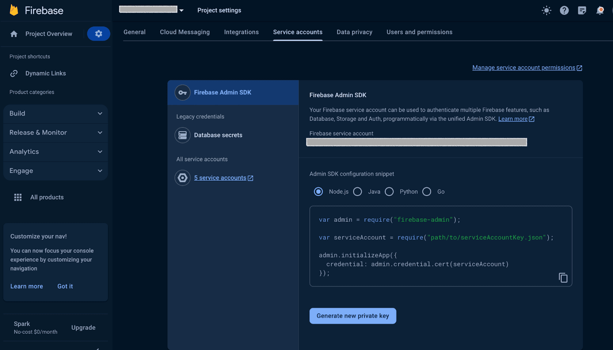 Configure Firebase Project for Android