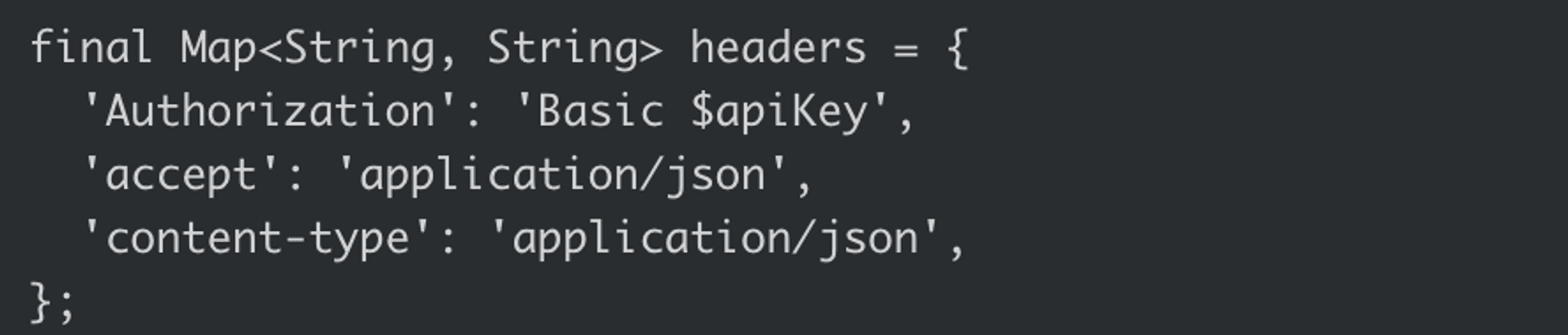 Setting Up Headers