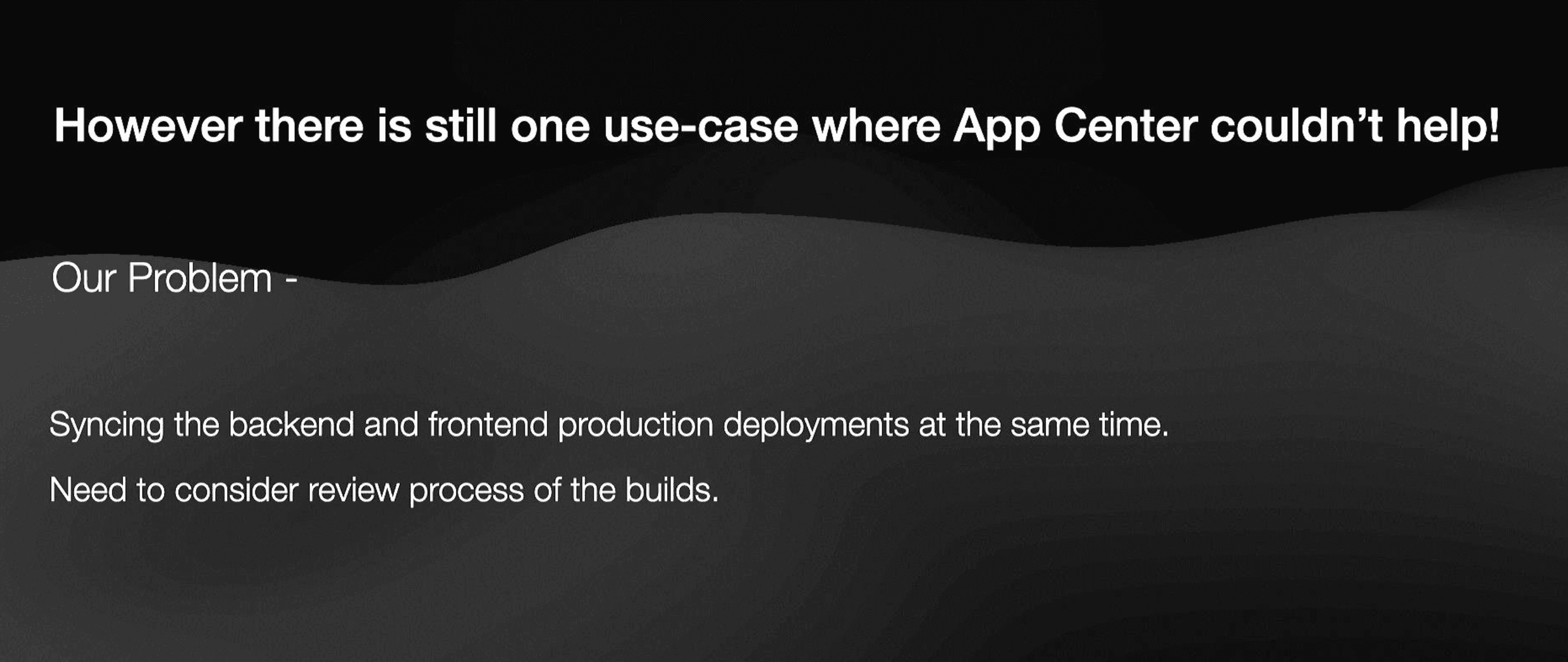 Synchronised backend and frontend deployments