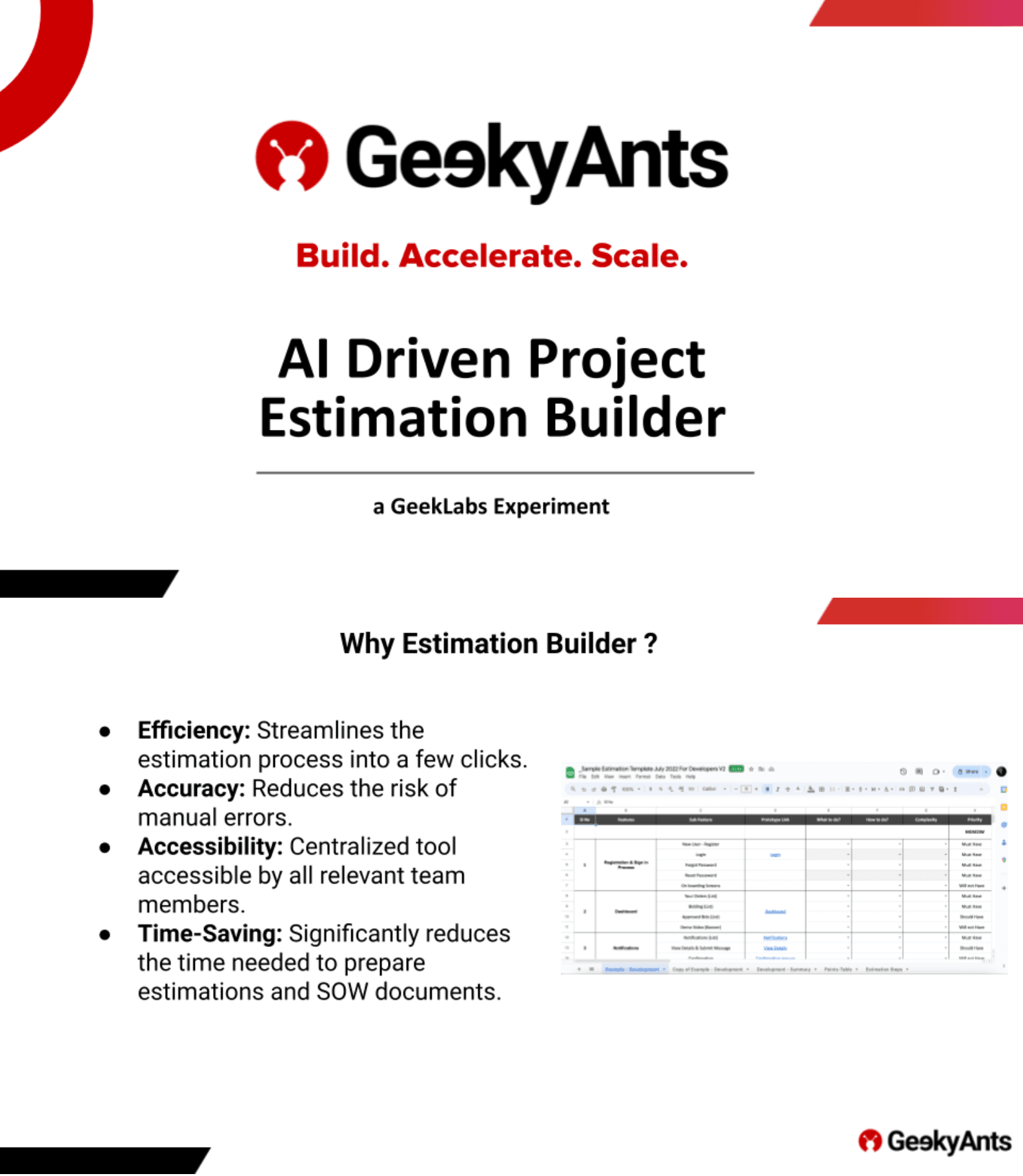 About our estimation builder