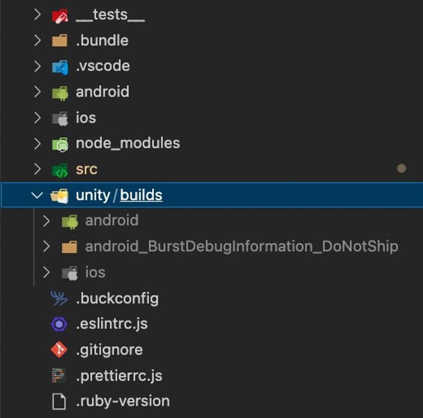 Unity Integration in React Native