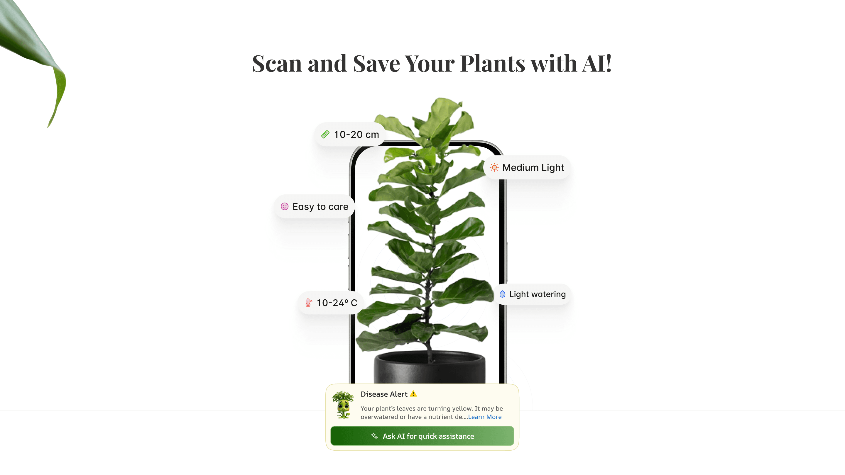 Greenie Ai for plant
