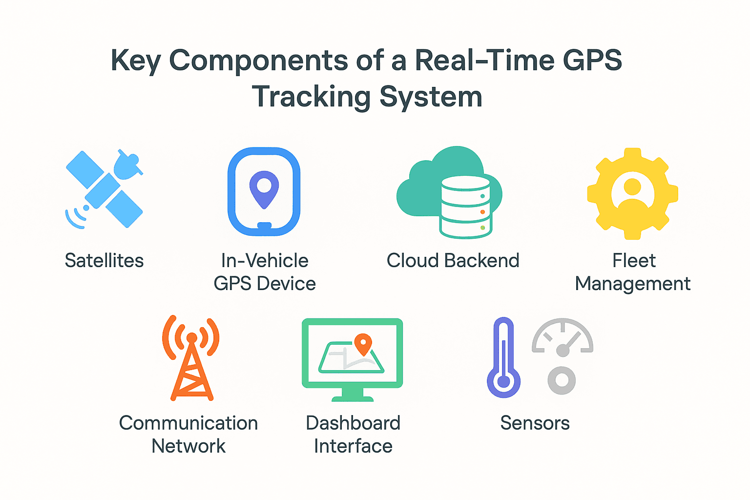 Key Component of a Real-Time GPS tracking System in the USA