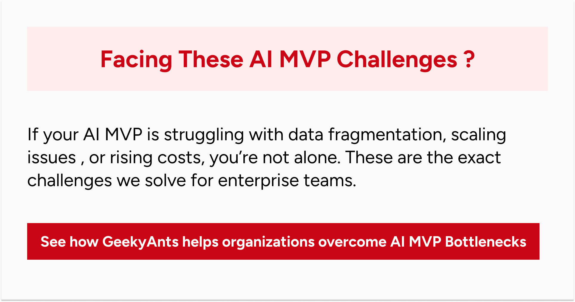 Scalable AI MVP development process from prototype to enterprise production deployment