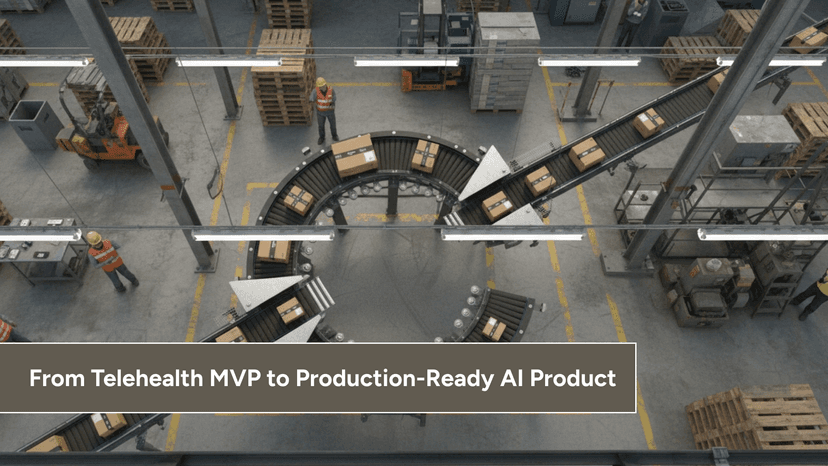 From Telehealth MVP to Production-Ready AI Product: The Architecture, Compliance, and Scaling Roadmap