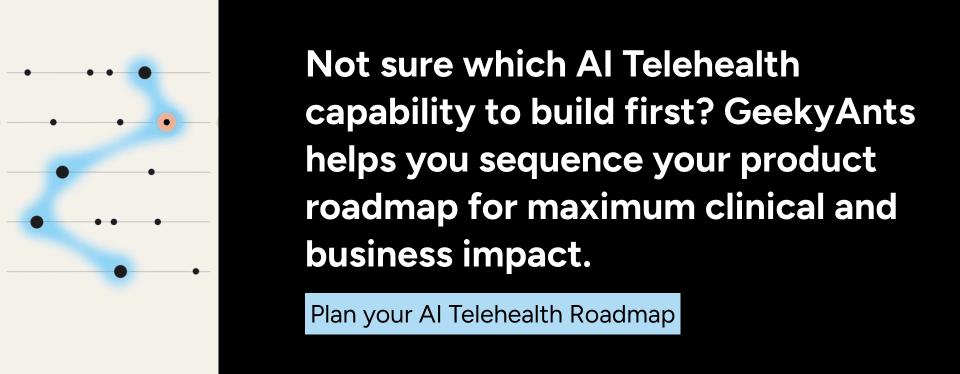 A strategy for building an AI telehealth product roadmap with GeekyAnts.